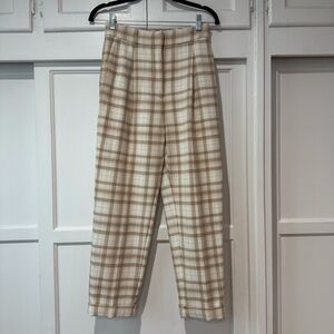 Wilfred Dashwood Plaid Ankle Trousers